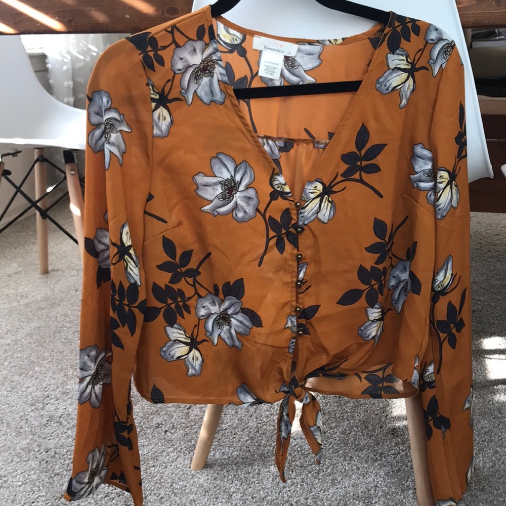 Long sleeve blouse